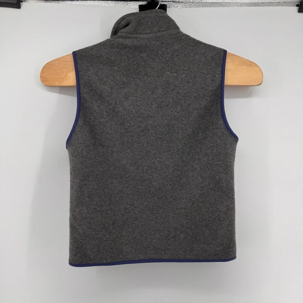 Patagonia Synchilla Fleece Vest Mens‎ Small Grey Blue Full Zip Gorpcore Outdoor